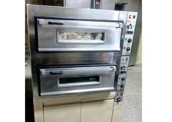 Piec do pizzy "Pizza System", włoski, duża wydajność, płyta szamotowa