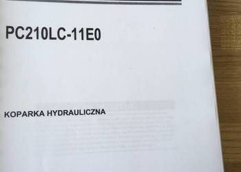 dtr instrukcja obsługi koparka komatsu pc210lc-11e0 i inne