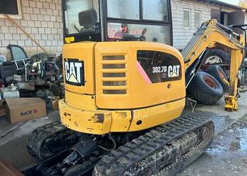 Minikoparka Gąsienicowa CAT Caterpillar 302.7D CR 2.7 Ton Lemiesz