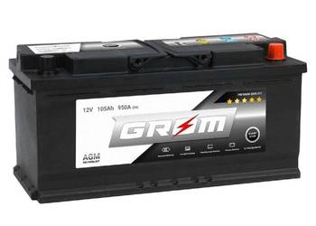 Akumulator Grom AGM Start&stop 105Ah 950A