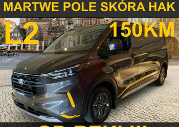 Ford Transit Custom Trail L2 150KM Kamera 360 Matrix Led Hak Skóra Od ręki…