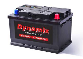 Akumulator DYNAMIX 12V 74Ah 680A P+ Zamiennik Varta Blue/Bosch S4 Radomsko