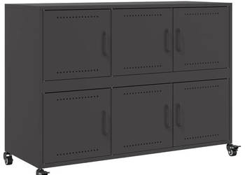 Szafka czarna 1005x39x72 cm stal WM-846740