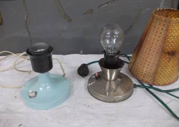 Stare lampki nocne PRL vintage sprawne