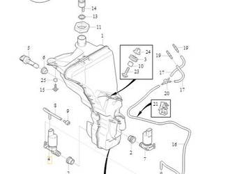 VOLVO XC60 V60 V60CC  pompka spryskiwaczy