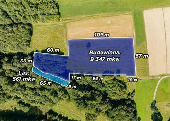 9 908 m² | zabudowa mieszkaniowa jednorodzinna | Skawinki