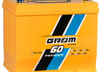 Akumulator 60Ah GROM Racing  540A Japan P+