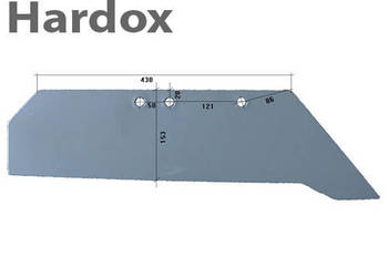Lemiesz 300hektarów HARDOX 90060002/P części do pługa SKJOLD