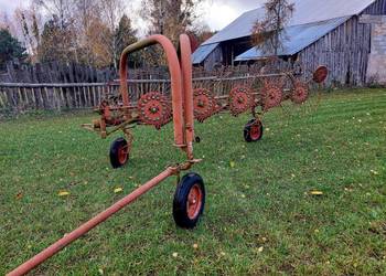 Zgrabiarka 5 gwiazdowa Agromet przewracarka Transport przetrzasarka