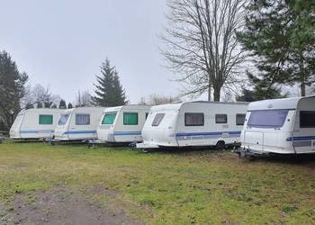 PRZYCZEPA KEMPINGOWA Hobby Adria LMC nie domek holenderski transport 1zł/km