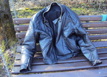 Kurtka motocyklowa skórzana męska rozmiar 54