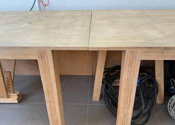Biurko / lada ze sklejki, projekt architekta, bardzo solidne, 2 szt.