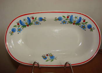 Lubiana wzór kaszubski mały półmisek PRL