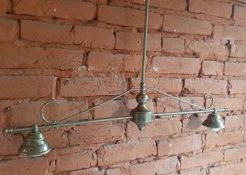 Lampa mosiężna podwójna