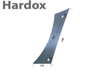 Pierś HARDOX VST1390/L części do pługa GASSNER