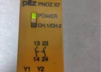 Wylacznik awaryjny Pilz 24VACDC 2n/o PNOZ X7