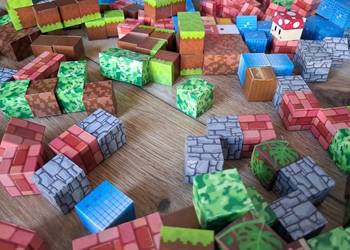 Klocki Magnetyczne Minecraft 250 szt.
