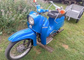 Simson schwalbe kr51/1 + przyczepka+ siedzenie dla dziecka, zarejestrowany