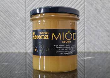 Miód Lipowy z własnej pasieki 450 g