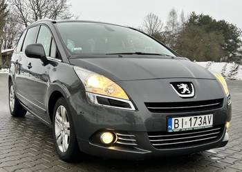 Peugeot 5008 1.6L 2011r, 7 miejsc, panorama, Head-Up, nawigacja kolor
