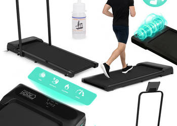 Bieżnia domowa z uchwytem elektryczna walking pad treningowy pod biurko 10…