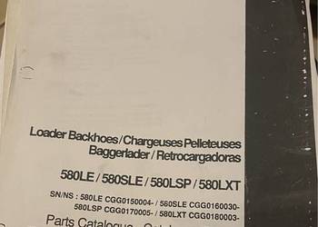 Katalog części koparko-ładowarka CASE 580LE 580SLE 580LSP 580LXT