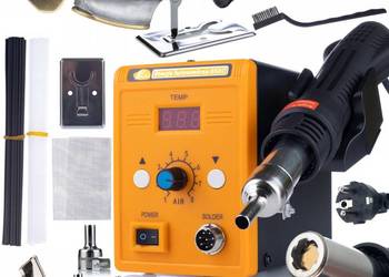 Stacja Lutownicza Hot-Air Rosfix 858D | 700W, 3 Dysze, Y8x9