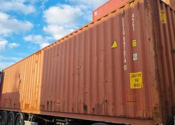 Kontener magazynowy uszkodzony 12m/40HC