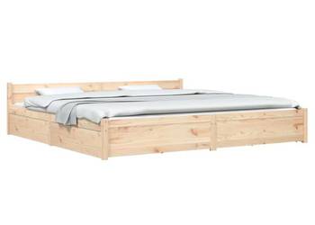 vidaXL Rama łóżka z szufladami, 180x200 cm(SKU:3103574)