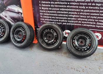 Felga stalowa 16" 5x112 4 sztuki + opony zimowe