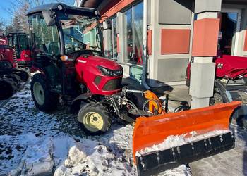 Ciągnik YANMAR SA424 26KM 4x4 DEMO Kabina TUZ Pług do śniegu jak nowy 2022