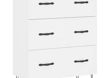 Szafka biała 695x34x90 cm materiał drewnopochodny WM-827844