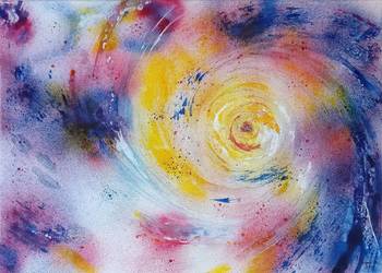 Obraz 70x50/50x70, akryl na płótnie - abstrakcja