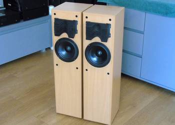 Wysokie kolumny audio 2x 100 wat fajne stereo. DOSTAWA.