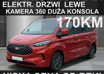 Ford Tourneo Custom L2 Titanium X Drzwi elektr. HAK Kamera 360 Dostępny od…