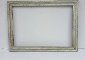 Rama Obrazu Strebrna Malowana