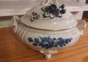 Bomboniera-waza-JMP Ilmenau Echt Kobalt