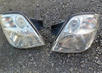 Lampa przednia prawa lewa przód Kia Picanto I 1 Europa zestaw komplet