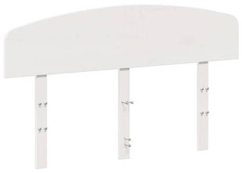 Wezgłowie do łóżka białe 135 cm lite drewno sosnowe WM-842507