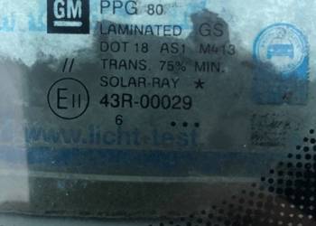 szyba przednia Opel Meriva a oryginał GM