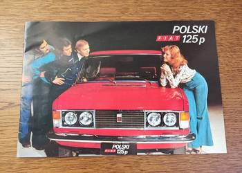 Prospekt folder broszura Polski Fiat 125p