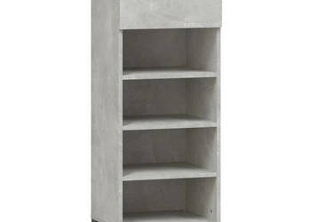 Półka na buty betonowa szarość 40x36x105 cm WM-819784