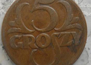 POLSKA-5 GROSZY-1928 r-B-