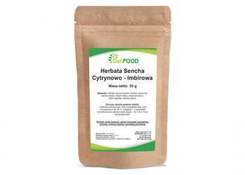 Herbata zielona Sencha cytrynowo-imbirowa 50g