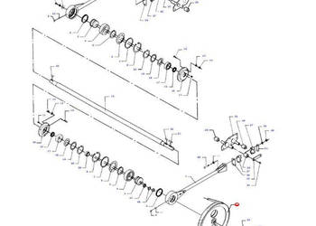 Massey Fergusson MF 30 - wałek napędu podsiewacza D28482006