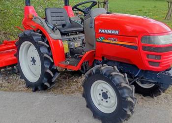 Ciągnik traktor ogrodniczy Yanmar z glebogryzarką  jak Kubota Yanmar  iseki