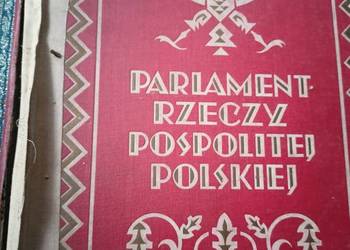 Parlament Rzeczypospolitej unikat księgarnia Warszawa antyk