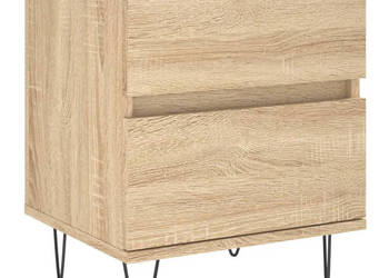 Szafka nocna dąb sonoma 40x35x50 cm materiał drewnopochodny WM-830674