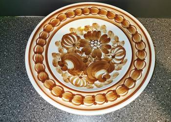 Talerz  głęboki na ścianę Włocławek PRL, Vintage 29cm