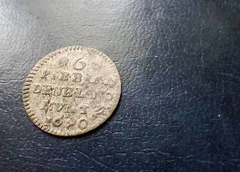 Stare monety 6 fenig 1690 Niemcy srebro